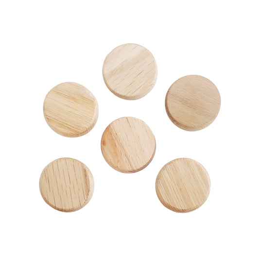 Newel Post Fastener Accessory Wood Plugs 6 Pack - 1.5"