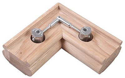 11.610 Maxi Mitre Connector - Connects Angled Staircase Handrail Sections to Each Other