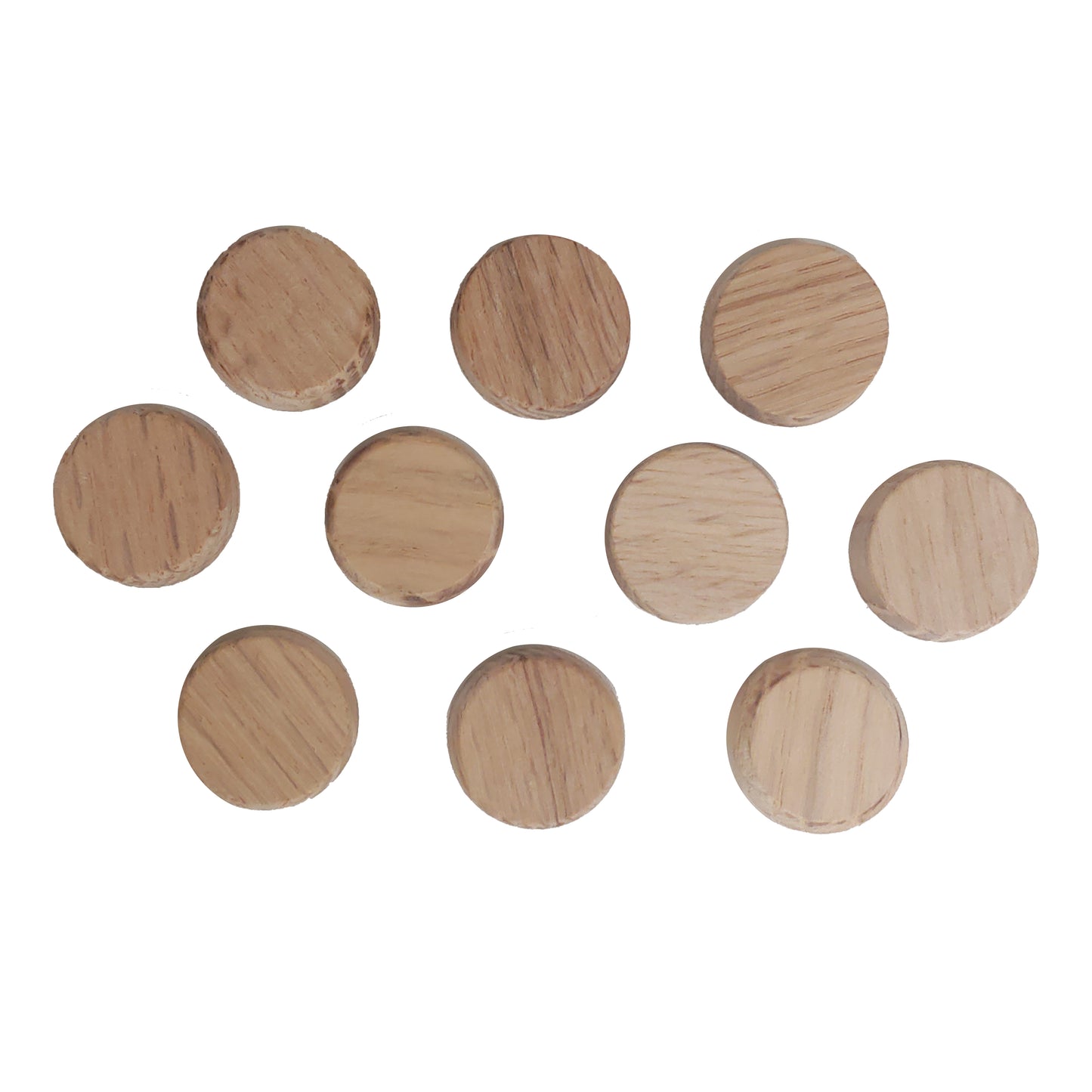 Handrail Fastener Accessory Red Oak Wood Plugs 10 Pack - 1"