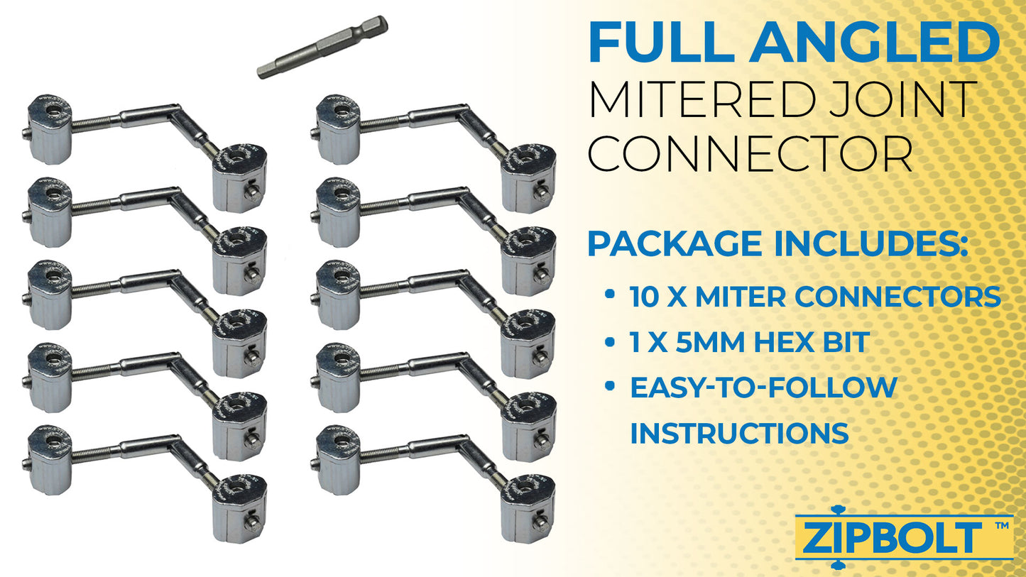 11.610 Maxi Mitre Connector - Connects Angled Staircase Handrail Sections to Each Other