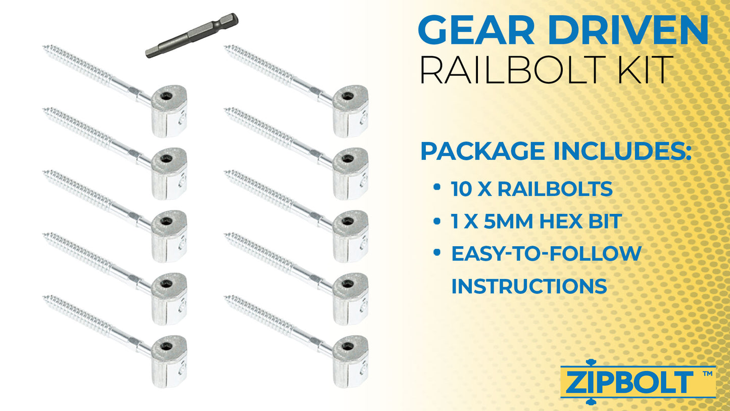 13.610 UT Railbolt — Connect Staircase Handrails to Staircase Fittings and Newels