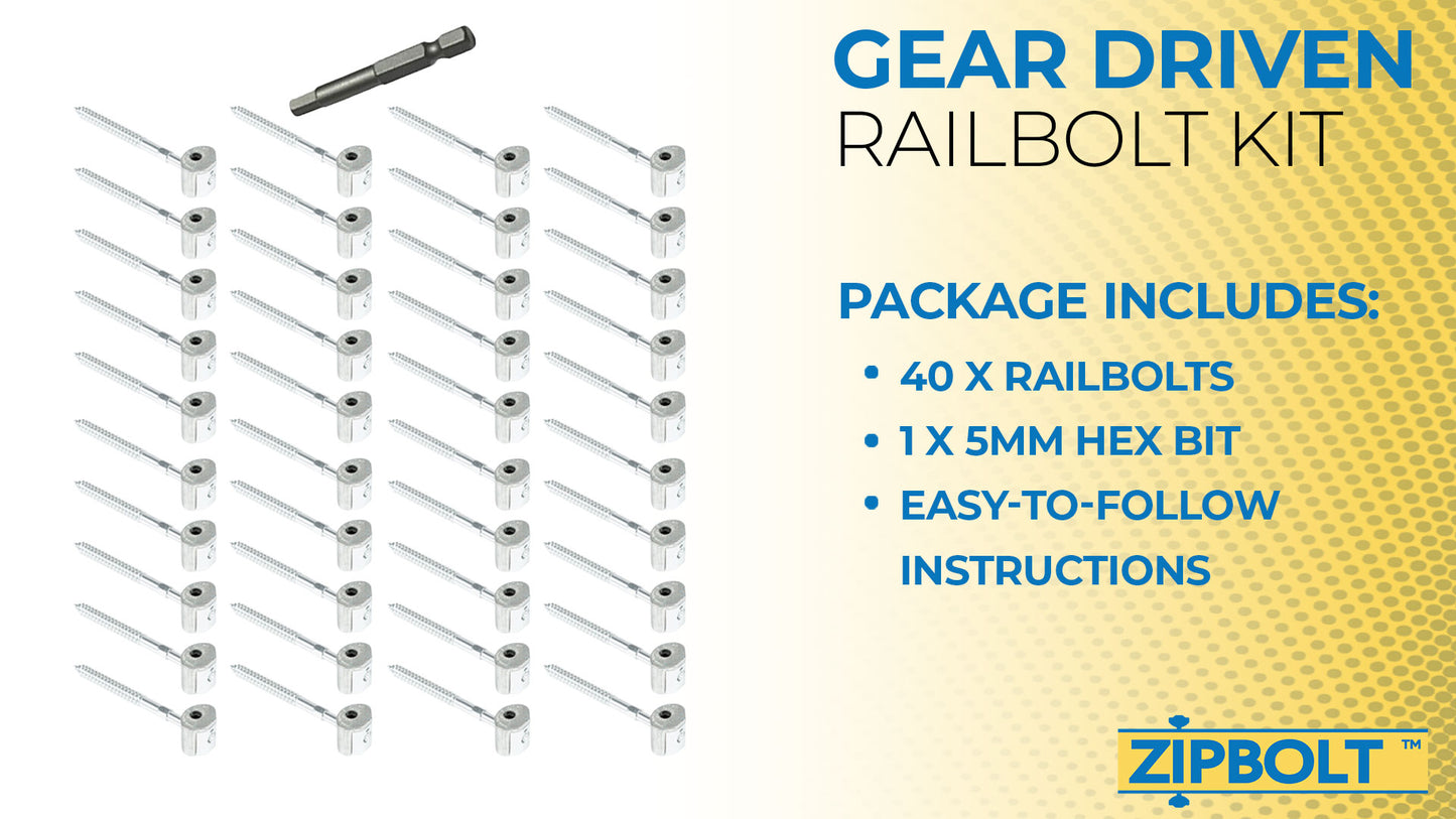 13.610 UT Railbolt — Connect Staircase Handrails to Staircase Fittings and Newels