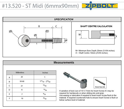 13.520 - ST Midi - 10 Pack Zipbolt