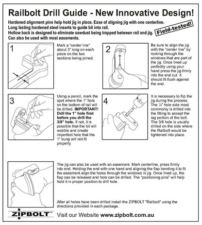 40.260 Railbolt Drill Guide for Staircase Handrails